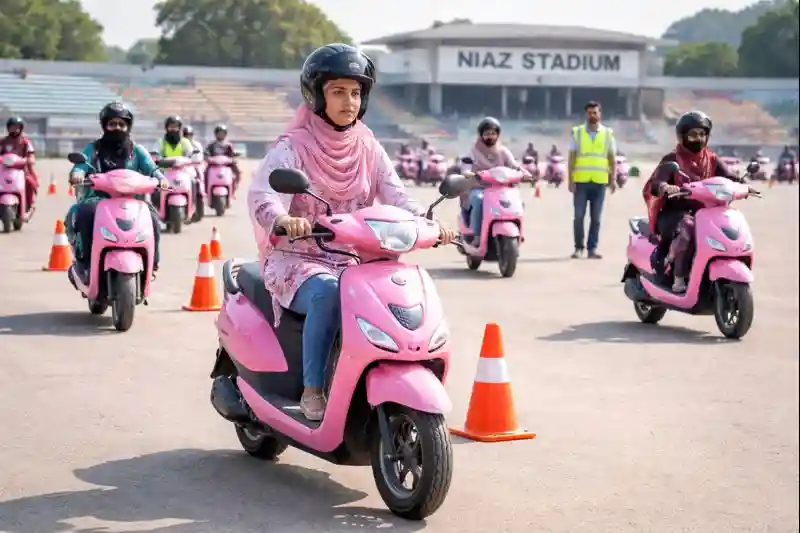 Sindh Launches Pink Scooty Training for Women
