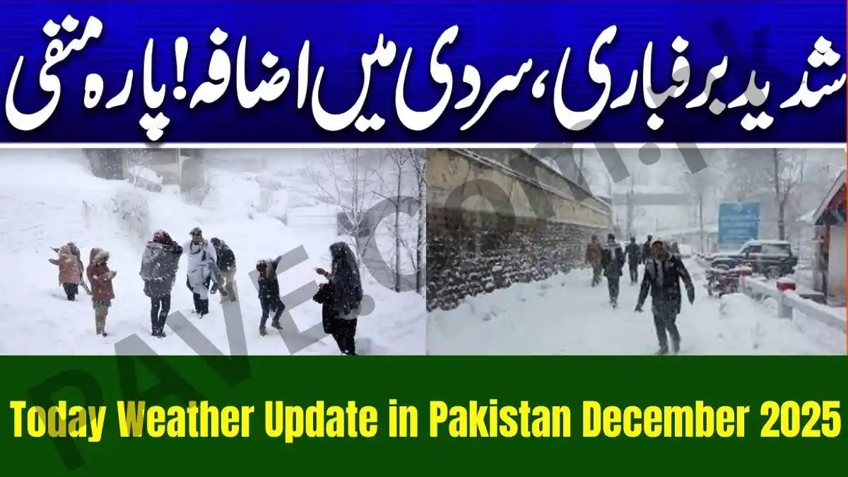 Today Weather Update in Pakistan December 2025