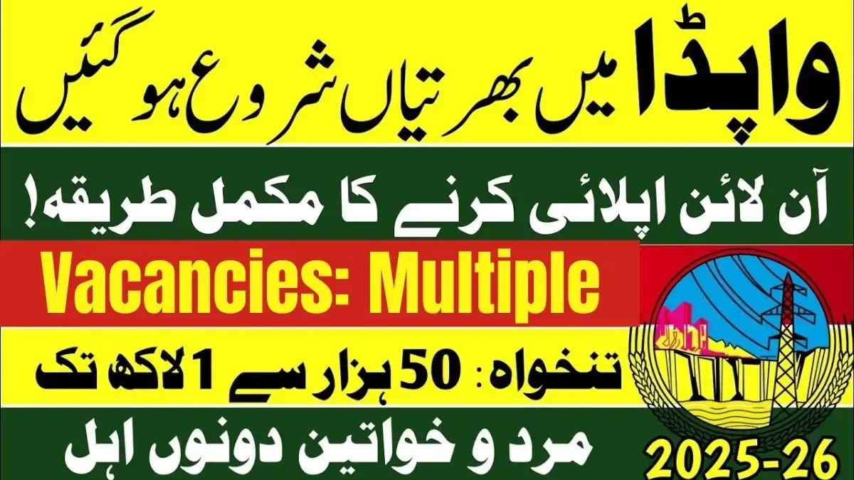WAPDA Announces BPS-20 General Manager Job in December 2025