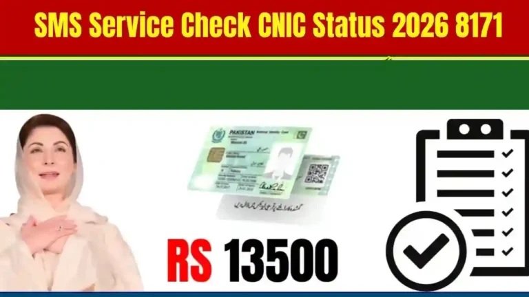 8171 SMS Service Check CNIC Status 2026 Online New Change From February 1