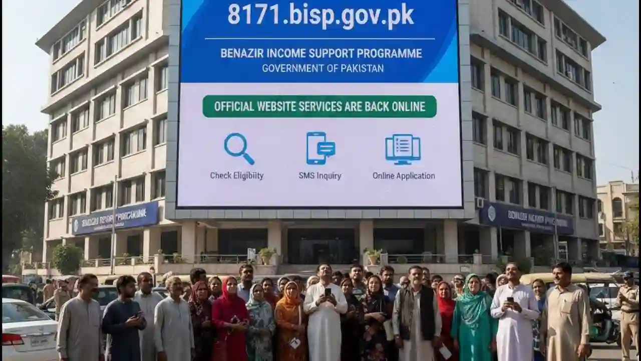 8171.bisp.gov.pk Official Website Services Are Back Online in Pakistan 1 8171.bisp.gov.pk Official Website Services Are Back Online in Pakistan