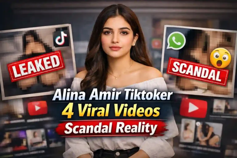 Alina Amir Tiktoker 4 Viral Videos Scandal Exposed