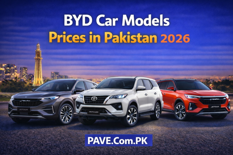 All BYD Car Models Prices in Pakistan