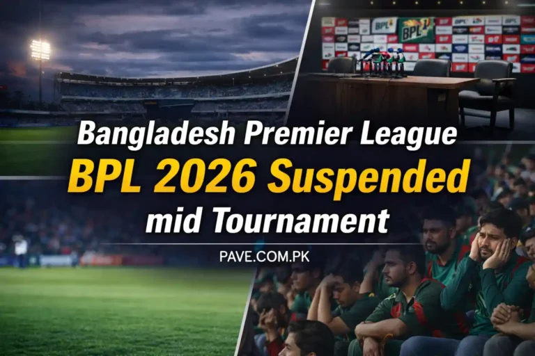 Bangladesh Premier League BPL 2026 Suspended mid Tournament