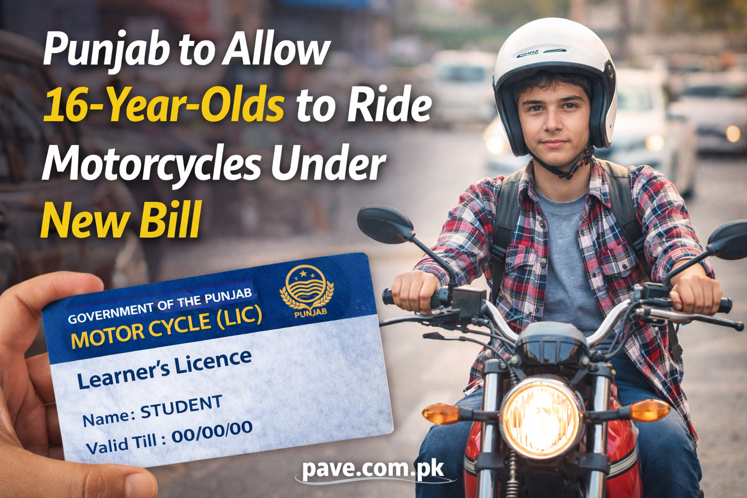Big Relief For Students Under New Bill Govt To Allow 16 Year Olds To Ride Motorcycles in Punjab
