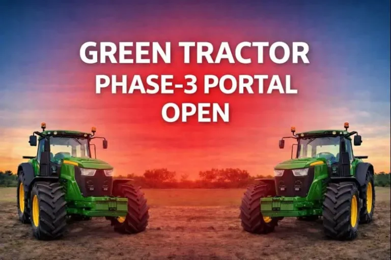 CM Punjab High Power Green Tractor Phase-3 Online Portal Opens Today