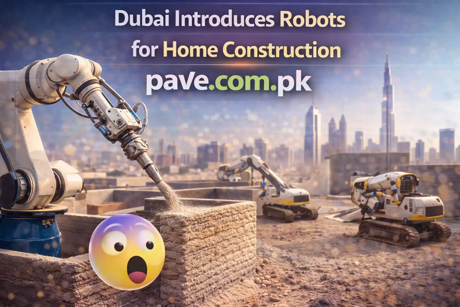Dubai Introduces Robots for Home Construction