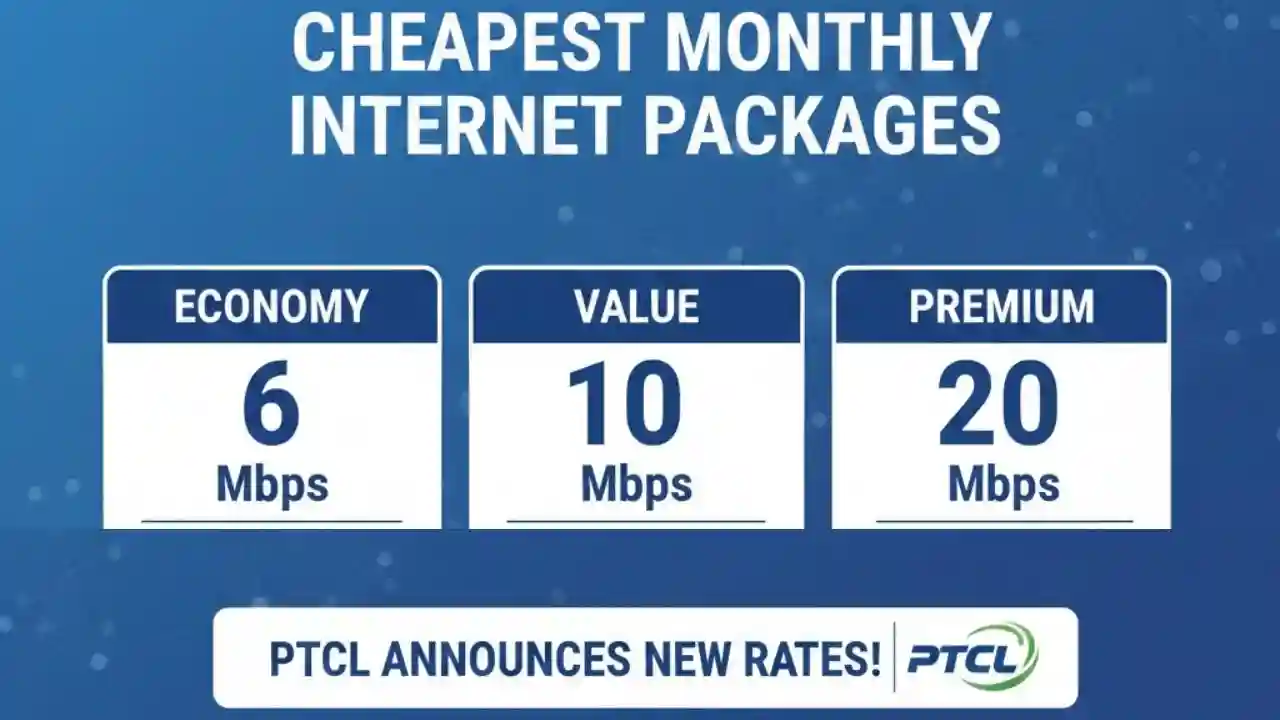 Cheapest PTCL Internet Packages Monthly Rates PTCL Announced 1 Cheapest PTCL Internet Packages Monthly Rates PTCL Announced