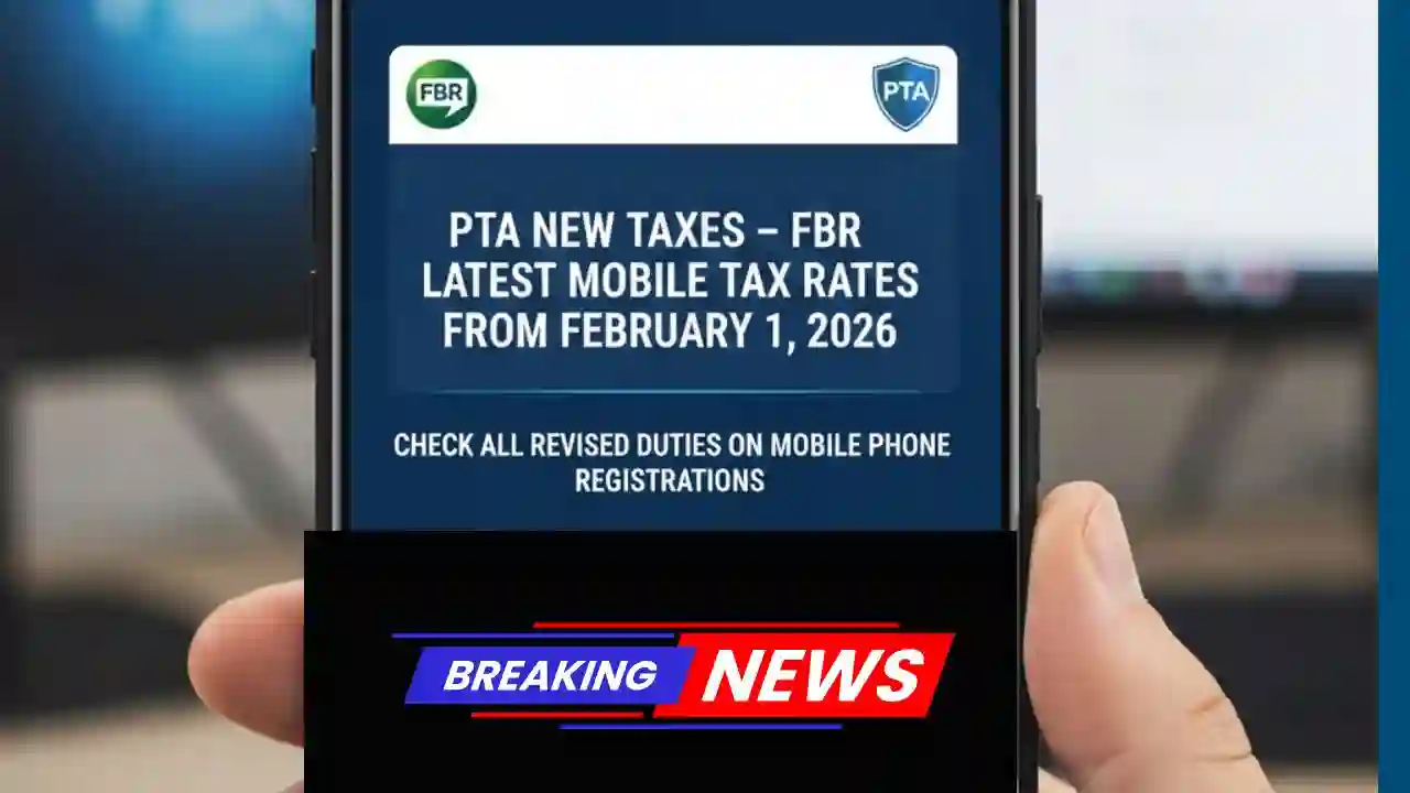Check all PTA New Taxes – FBR Latest Mobile Tax Rates from February 1, 2026 1 Check all PTA New Taxes
