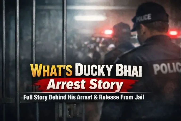 Ducky Bhai Arrest Story