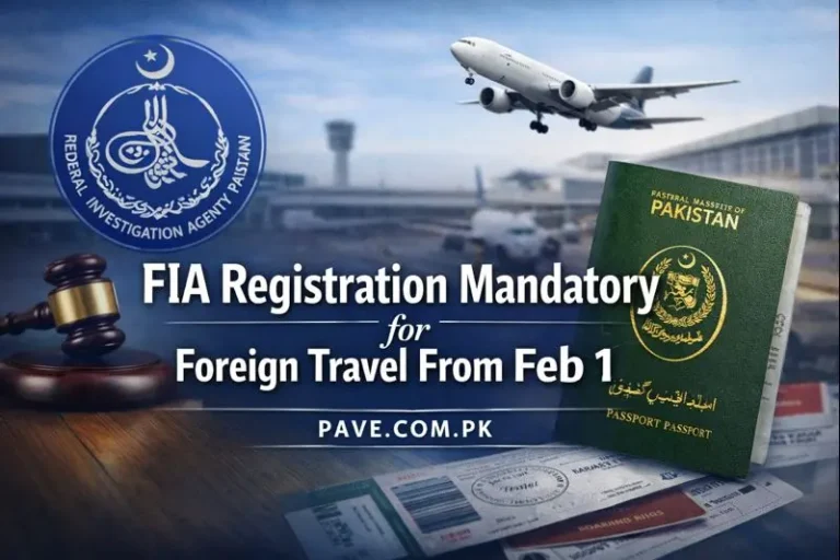 FIA Registration Mandatory From February 1 For Traveling Abroad