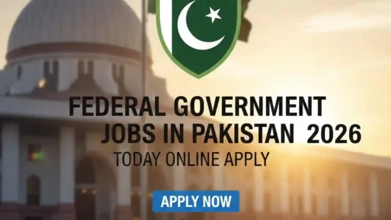 Federal Government Jobs in Pakistan Today Online Apply 2026 3 Federal Government Jobs in Pakistan Today Online Apply 2026