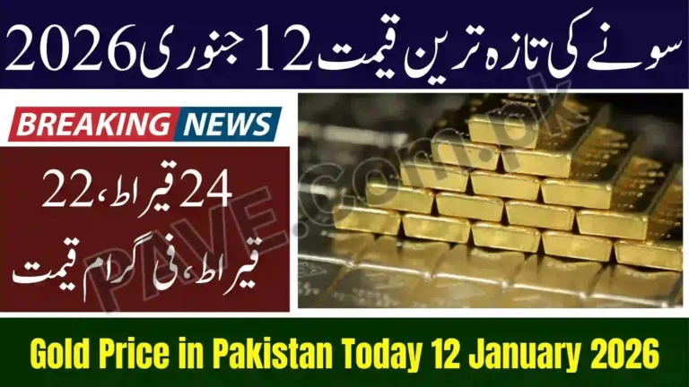Gold Price in Pakistan Today 12 January 2026 – Latest Gold Rates Update 8 Gold Price in Pakistan Today 12 January 2026