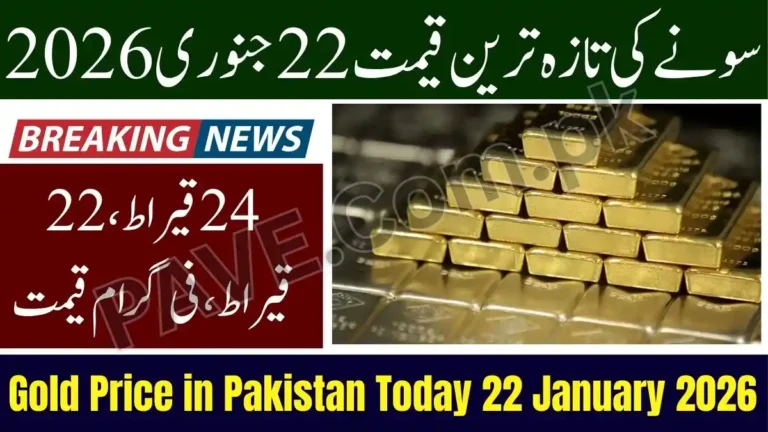 Gold Price in Pakistan Today 22 January 2026 – Latest Update 2 Gold Price in Pakistan Today 22 January 2026