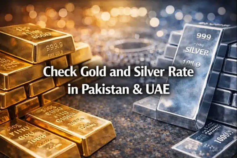 Today News: Gold and Silver Rate in Pakistan & UAE Today 6 Gold and Silver Rate in Pakistan & UAE Today