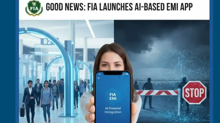 Good News FIA Launched AI Based EMI App to Stop Human Smuggling and Ease Immigration Process