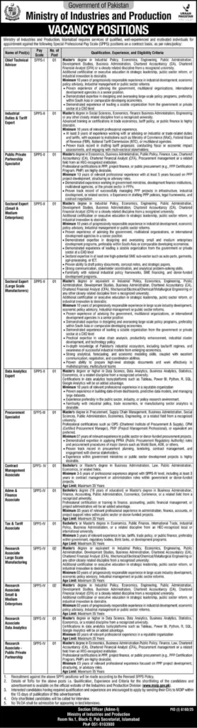 Govt of Pakistan Announces MOIP Jobs 2026
