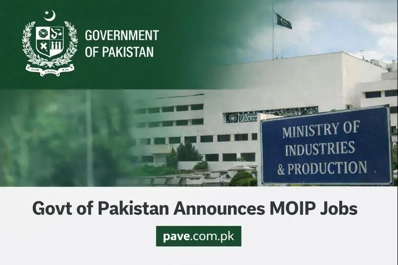 Govt of Pakistan Announces MOIP Jobs 2026 in Ministry of Industries and Production
