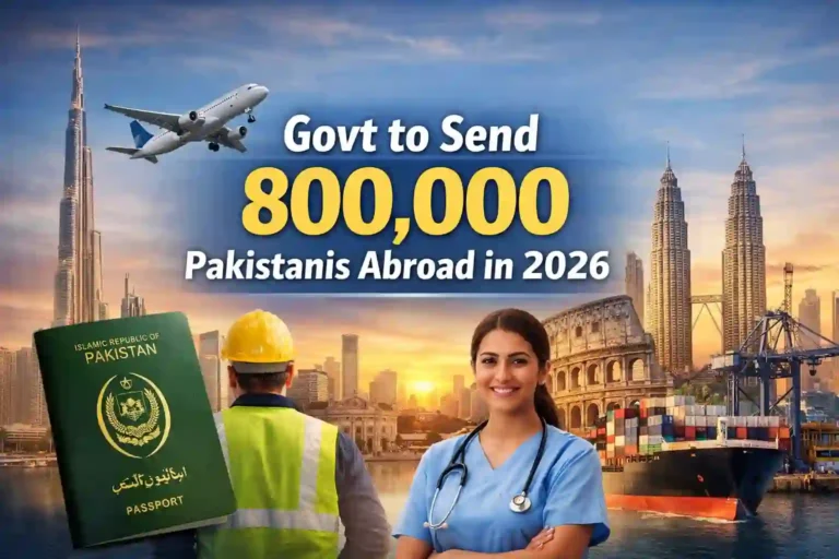 Govt to Send 800,000 Pakistanis Abroad in 2026