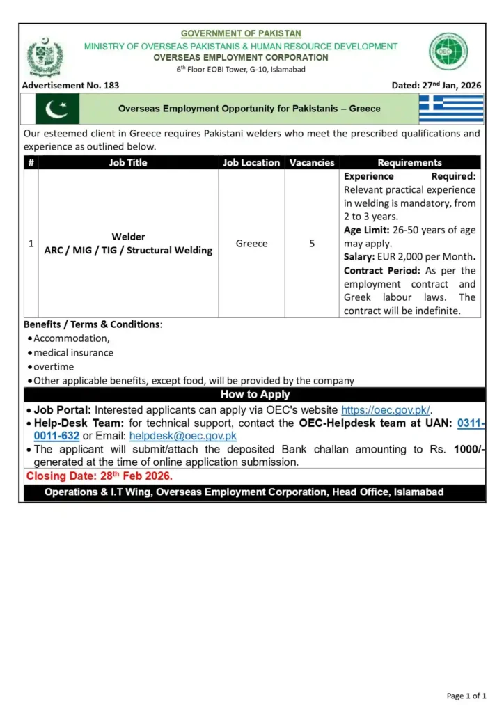 Greece Work Visa 2026