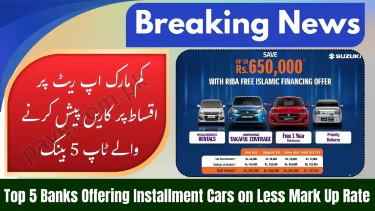 Top 5 Banks Offering Installment Cars on Less Mark Up Rate
