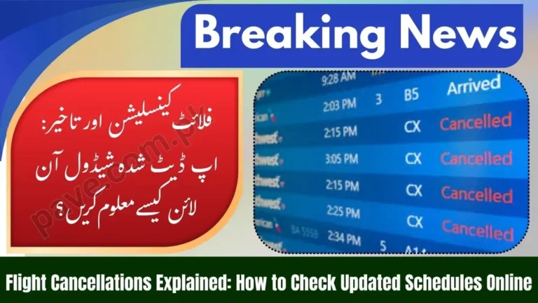 How to Check Flights Cancellation Online –Updated Flights Schedule Due to Weather