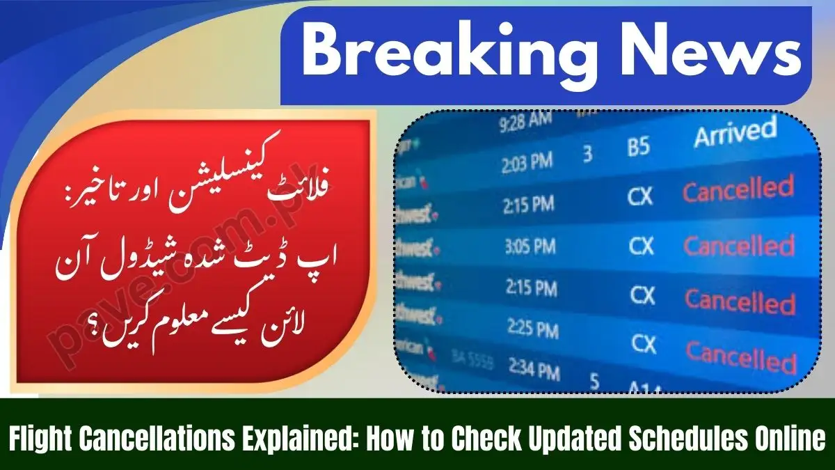 How to Check Flights Cancellation Online –Updated Flights Schedule Due to Weather