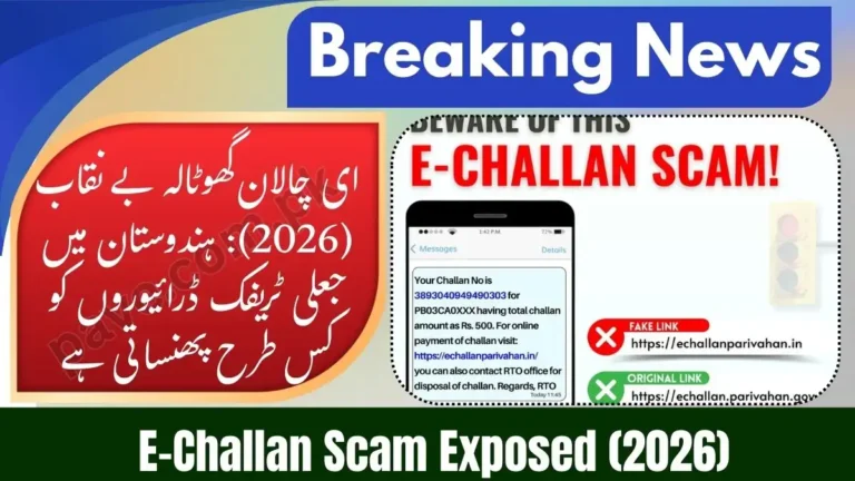 E-Challan Scam Exposed (2026): How Fake Traffic Fines Trap Drivers in India 2 E-Challan Scam Exposed (2026): How Fake Traffic Fines Trap Drivers in India
