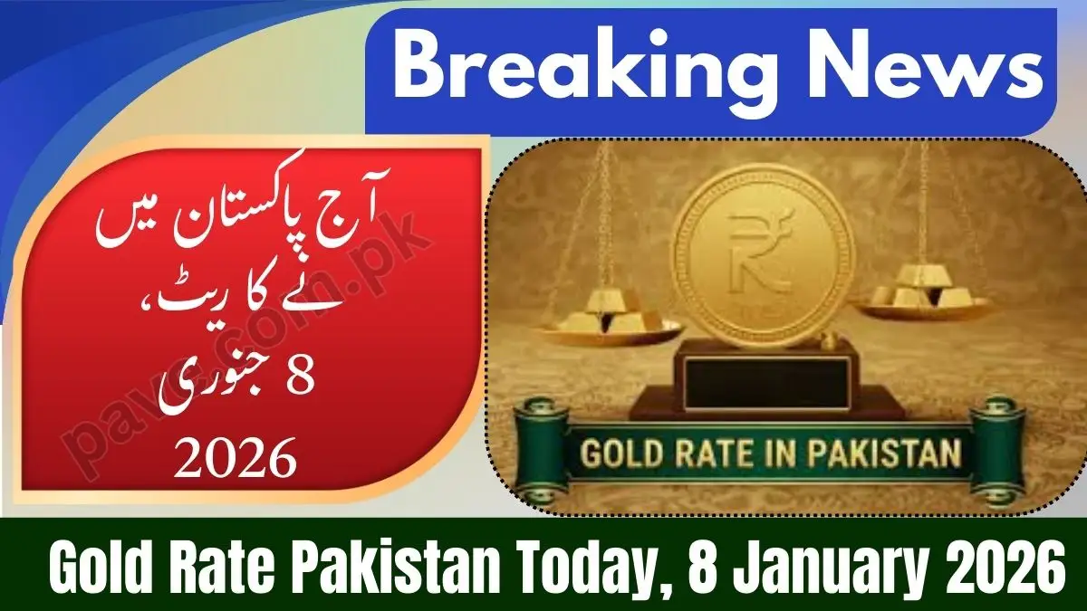 Gold Rate in Pakistan Today – 8 January 2026 (Live 24K, 22K & 21K Prices) 1 Today 8 January 2026 Gold Rate in Pakistan – Live 24K, 22K & 21K Prices