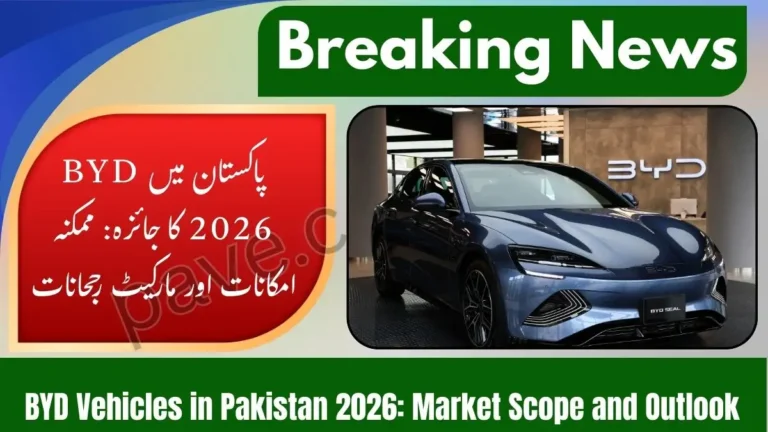 What will be the scope BYD Vehicles in Pakistan in 2026
