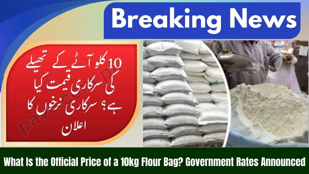 What Is the Official Price of a 10kg Flour Bag? Government Rates Announced