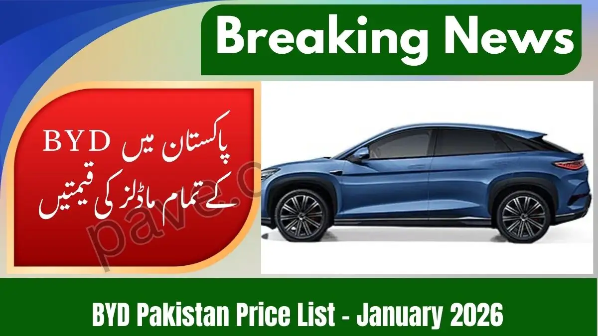 BYD Price in Pakistan for all BYD Models Vehicles