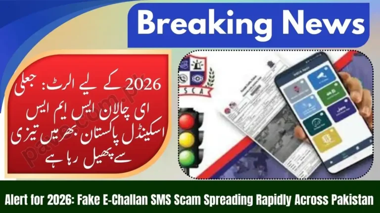 Alert for 2026: Fake E-Challan SMS Scam Spreading Rapidly Across Pakistan 1 Alert for 2026: Fake E-Challan SMS Scam Spreading Rapidly Across Pakistan