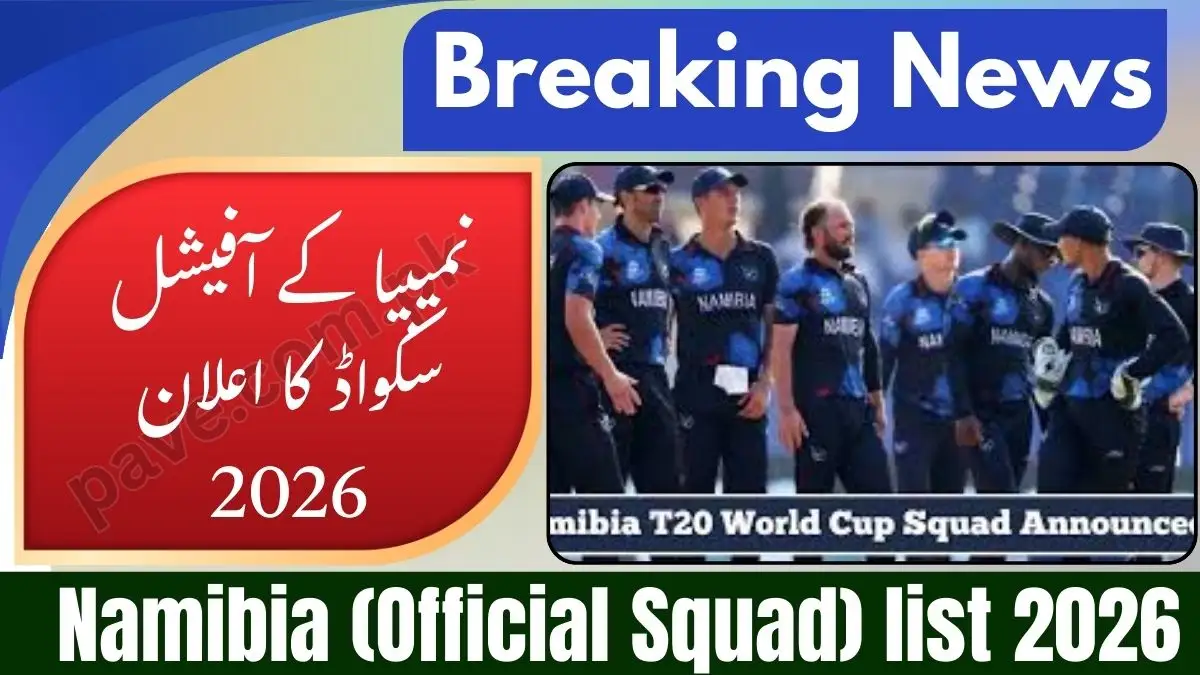 Namibia T20 World Cup 2026 Squad & Player List (Official)