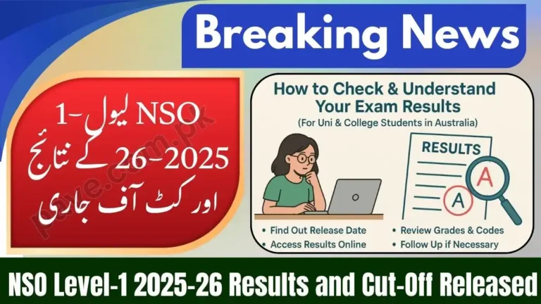 NSO Level-1 2025-26 Results and Cut-Off Released 4 NSO Level-1 2025-26 Results and Cut-Off Released