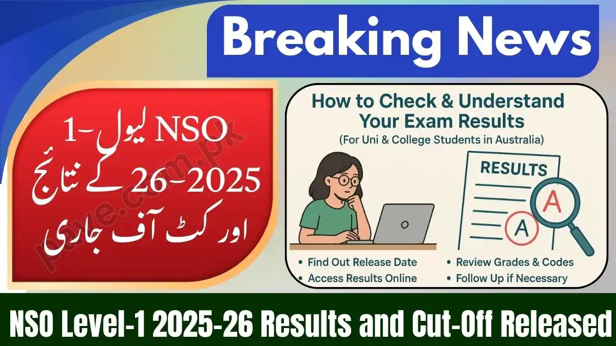 NSO Level-1 2025-26 Results and Cut-Off Released 1 NSO Level-1 2025-26 Results and Cut-Off Released