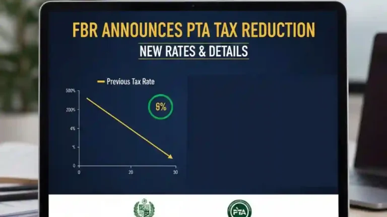 How Much FBR Has Made PTA Tax Reduction
