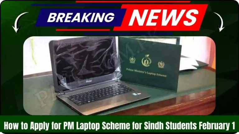How to Apply for PM Laptop Scheme for Sindh Students February 1