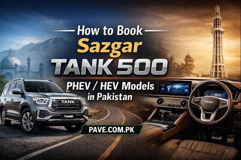 How to Book Sazgar TANK 500 PHEV/HEV Models