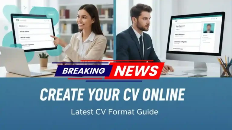How to Create CV Online for Students & Professionals – Latest CV Format Guide