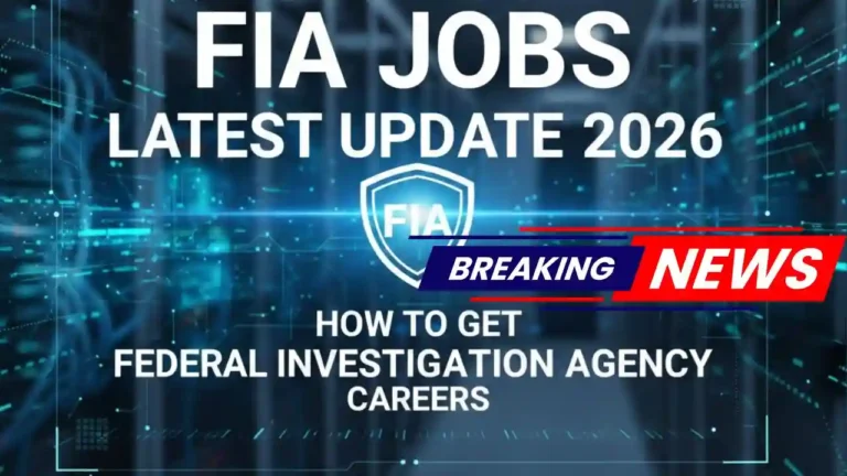 How to Get FIA Jobs Latest Update 2026