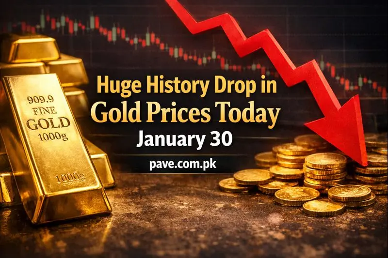 Huge History Drop in Gold Prices Today January 30