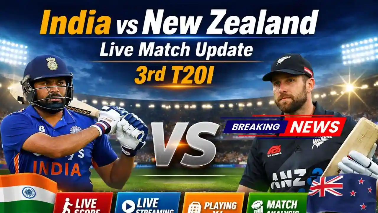India vs New Zeeland Live Match Update 3rd T20i - Live Match Streeming