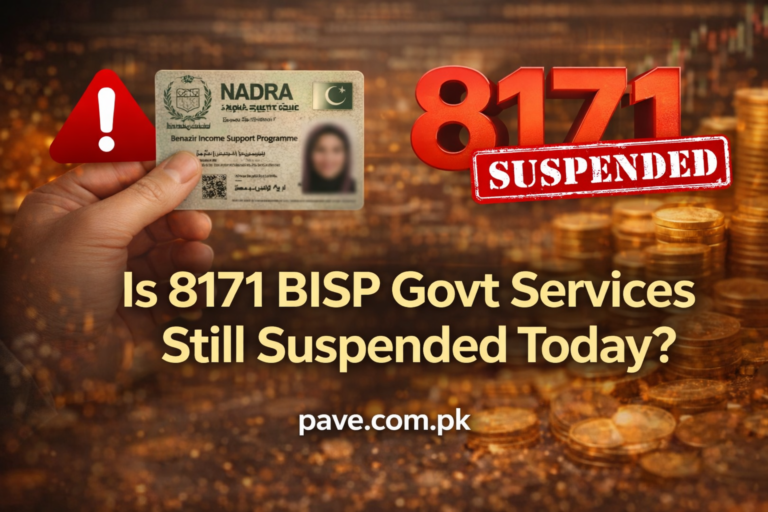 Is 8171 BISP Govt Services Are Still Suspended Across Pakistan Today