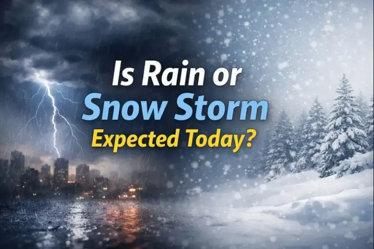 Is Rain or Snow Storm Expected Today