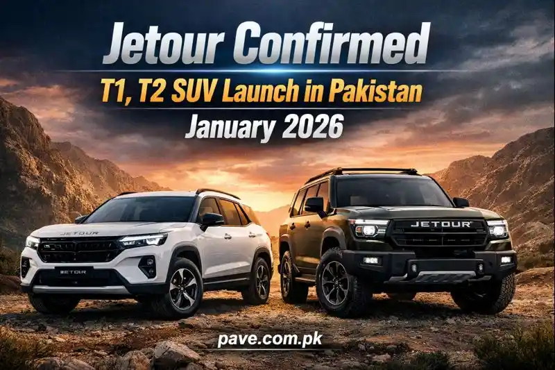 Jetour Confirmed T1 T2 SUV Launch in Pakistan January 2026