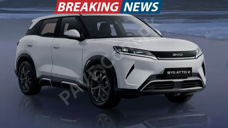 Latest BYD Atto 2 Price in Pakistan and Booking Schedule Announced