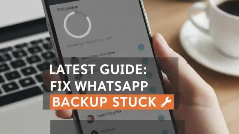 Latest Guide on How To Fix WhatsApp Chat Backup LoadingStuck While Uploading To Google Drive