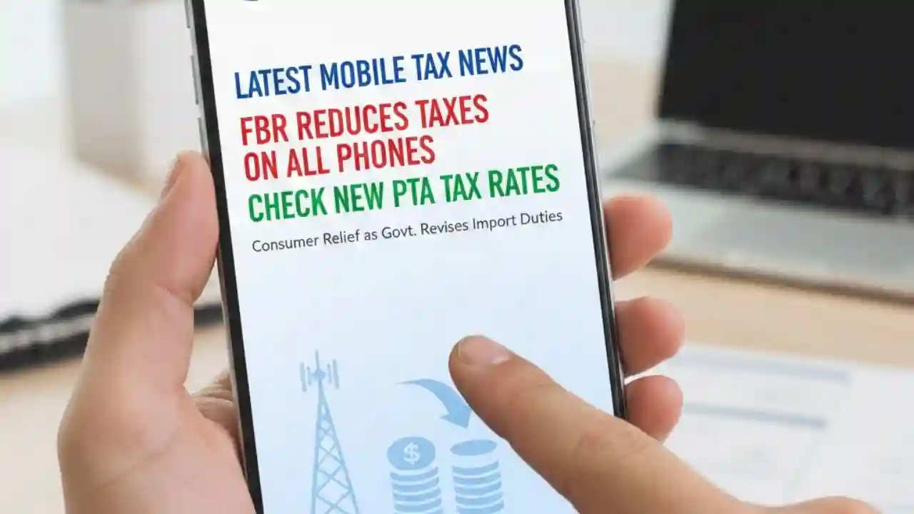 Latest Mobile Tax News - FBR Reduces Taxes on all Phones