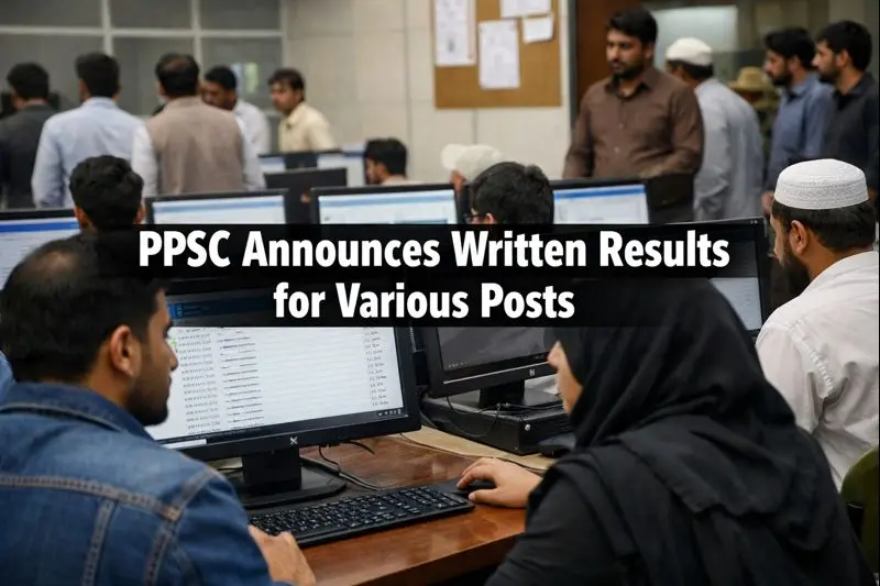 PPSC Announces Written Results for Various Posts